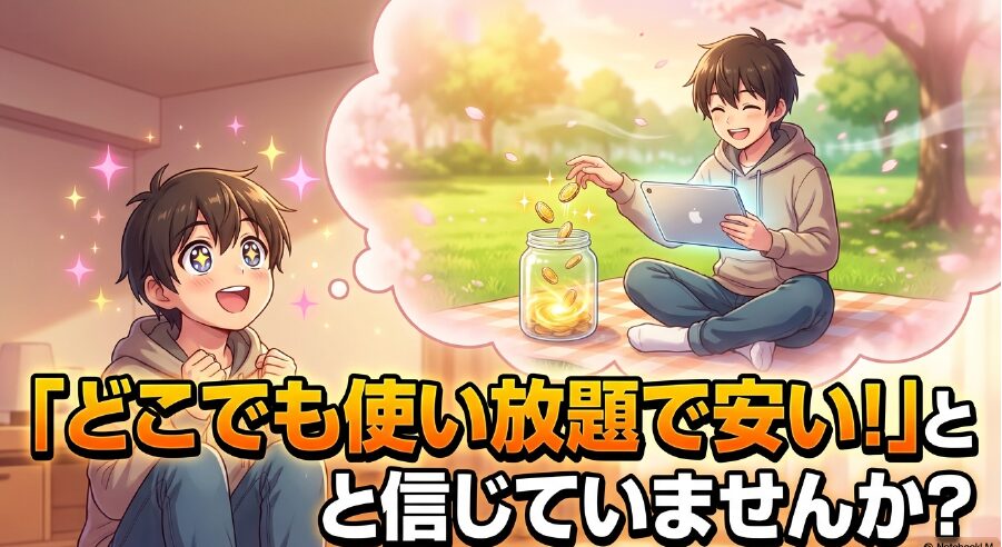 「どこでも使い放題で安い!」と信じていませんか?