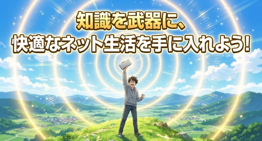 知識を武器に、快適なネット生活を手に入れよう!