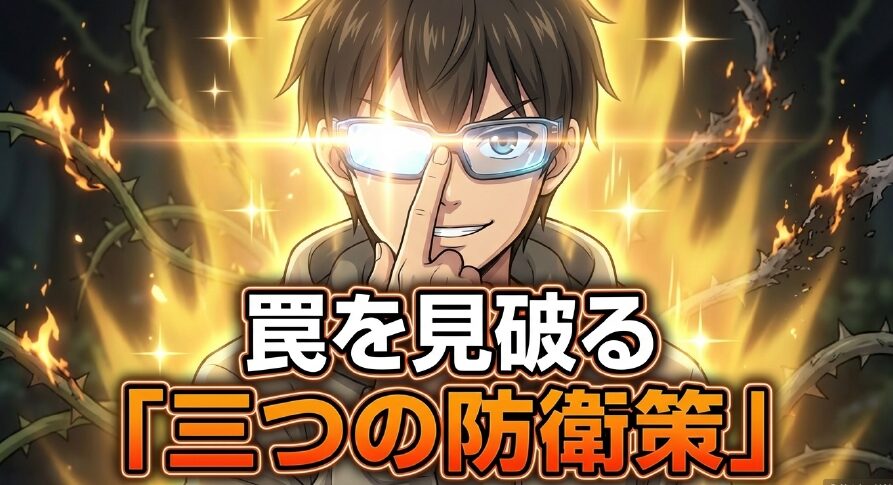 罠を見破る「三つの防衛策」