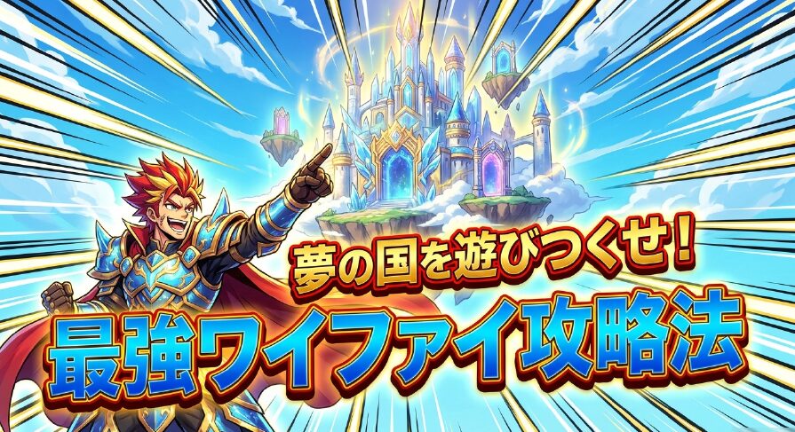 夢の国を遊びつくせ!最強ワイファイ攻略法